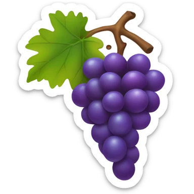 Rinbow grape sticker
