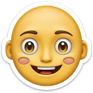 I want to create an emoji in that image we can see both Sad and happy feeling simultaneously sticker