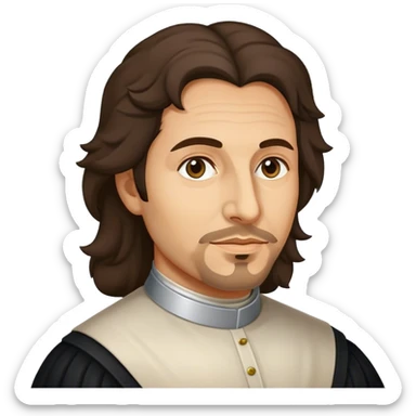 Italian physicist and mathematician Evangelista Torricelli sticker