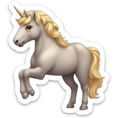 a centaur unicorn bear sticker