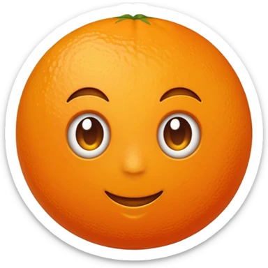 valencia portakal sticker