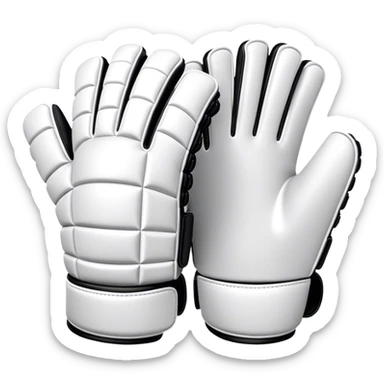Goalie gloves sticker