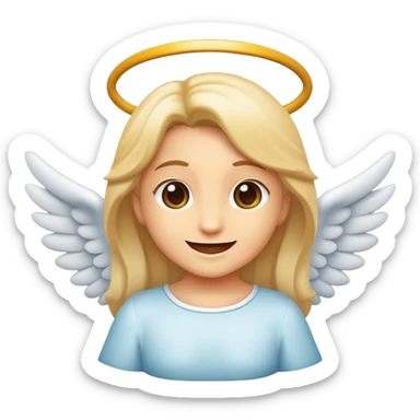 emoji de um anjo com um sorriso maldoso sticker