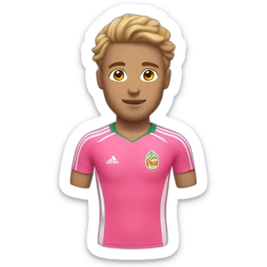 Le maillot Algérien rose sticker