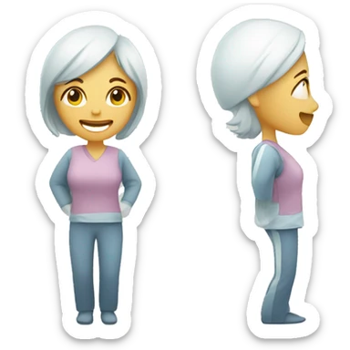 Dental Surgery Recovery Female Patient sticker