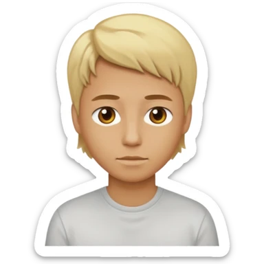 blonde horse with shirt  sticker