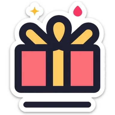 Hair salon gift card sticker