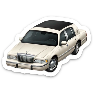lincoln town car sticker