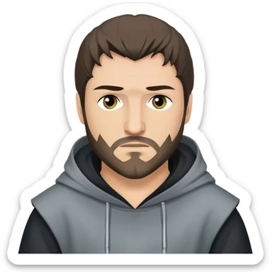 Lothar Frey from game of thrones, wear hooded sweatshirt sticker