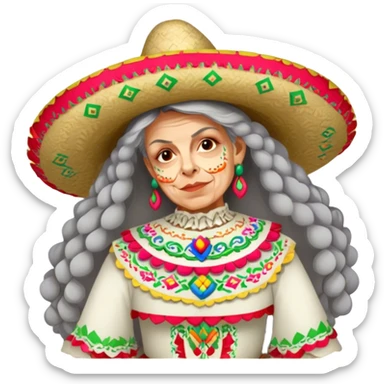 Traditional Costume Enthusiast sticker