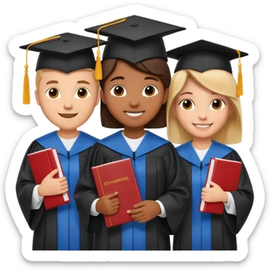 Trio utcm, utsm and uttvm. sticker