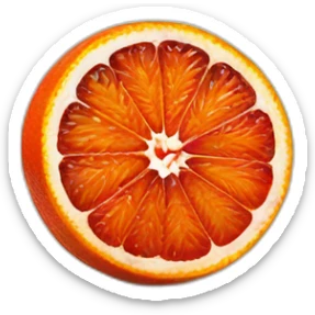 blood orange sticker