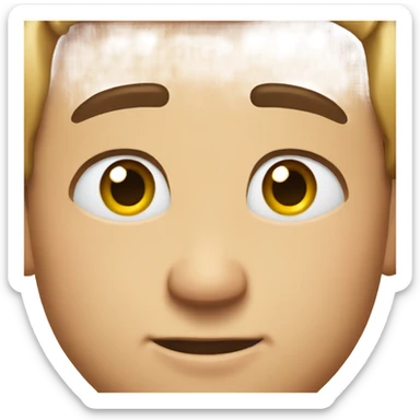 Raising eyebrow  sticker