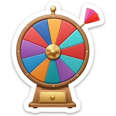 prize wheel sticker