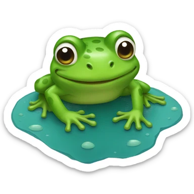 grenouille sticker