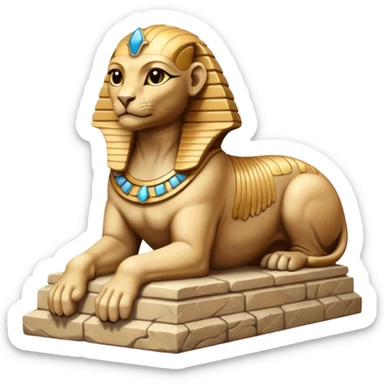 sphinx building sticker