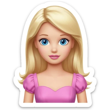 barbie girl sticker