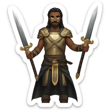 Eight-Handled Sword Divergent Sila Divine General Mahoraga sticker