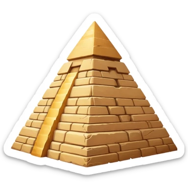 Pyramide sticker