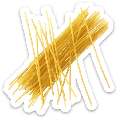raw pasta noodles sticker
