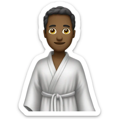 robe avocat noire sticker