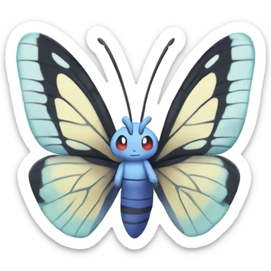 Butterfree from Pokemon  sticker