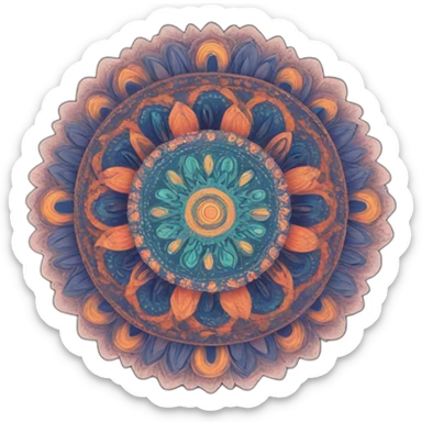 mandala sticker