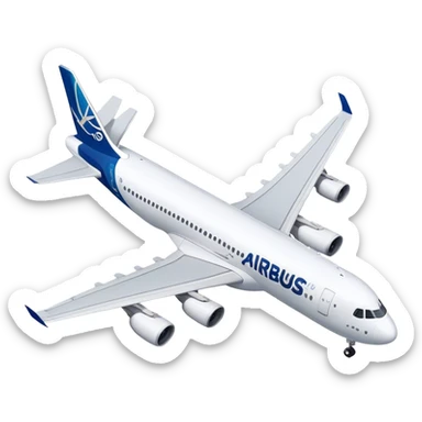 Airbus A320 - Airbus (Model Year: 2022) (Iconic colour: White) sticker