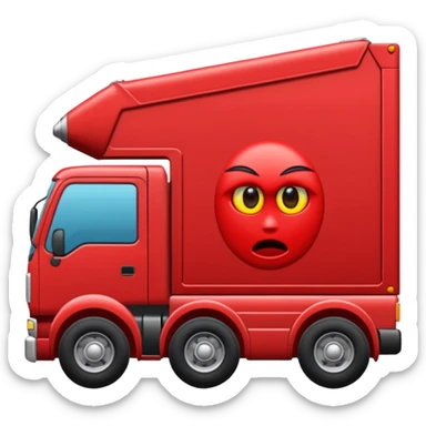 Un camion énervé sticker