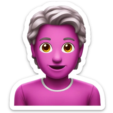 Google Android Magenta color sticker