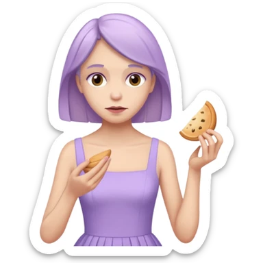 lilac eating disorder sticker