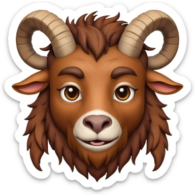 Goatman sticker