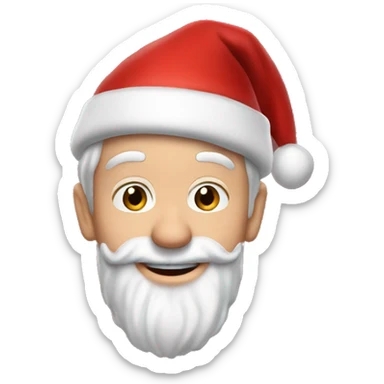 tom holland as santa claus sticker
