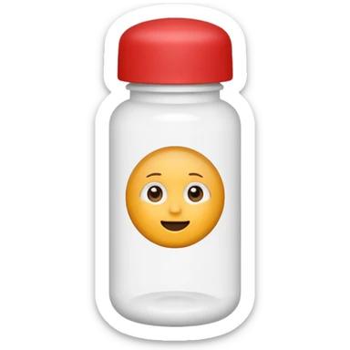 Pill bottle sticker