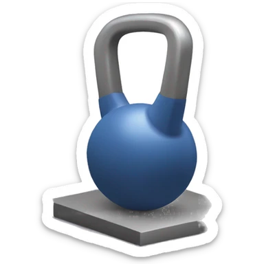 gym weight rotated by -45deg sticker