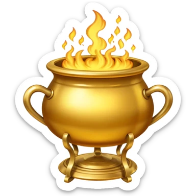 golden Cauldron sticker