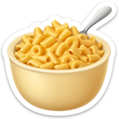 Macaroni and cheese sticker