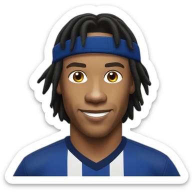 ronaldinho realistic football player sticker
