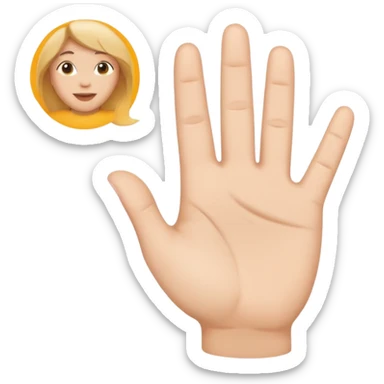 sign language for "a" to "z" sticker