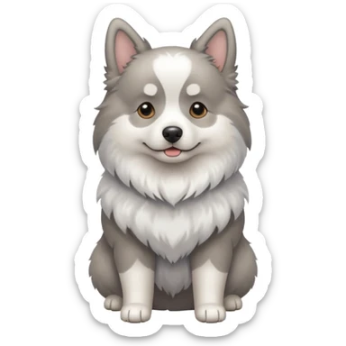 polish huaria but dog version sticker