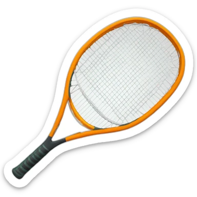 Squash racket sticker
