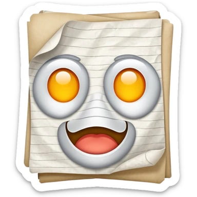 document papier  sticker