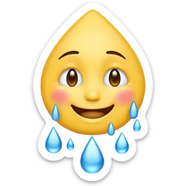 Tears of Joy emoji—iOS style. sticker