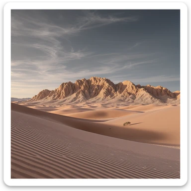 A modern desert mountain, wallpaper, modern sticker