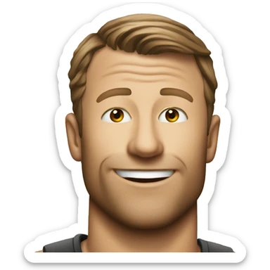 glen powell sticker