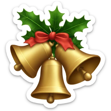 Christmas bells sticker