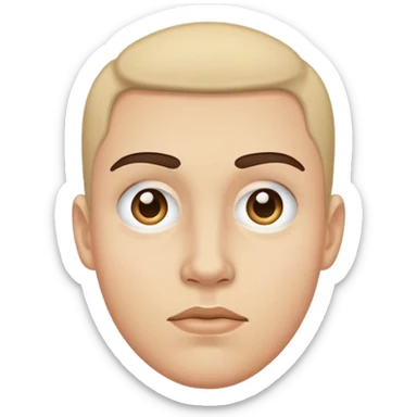 Raising eyebrow emoji  sticker