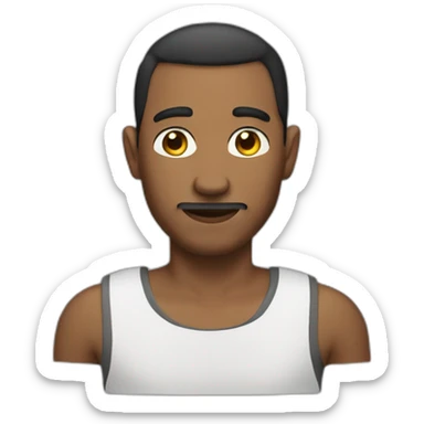 Amgerian man sticker