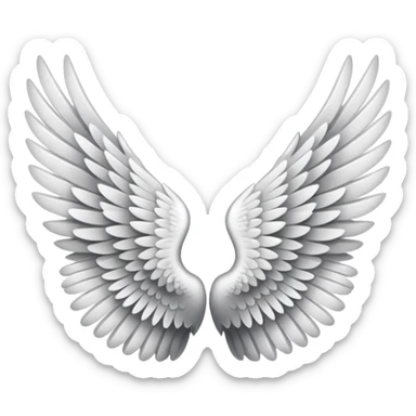 Wings emoji left and right sticker