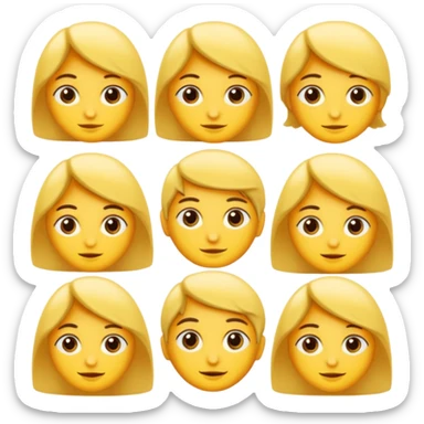 Sarışın elinde kedi olan ve hafif ruj ve rimel sürmüş sarı kedisine sarılan bir kız sticker